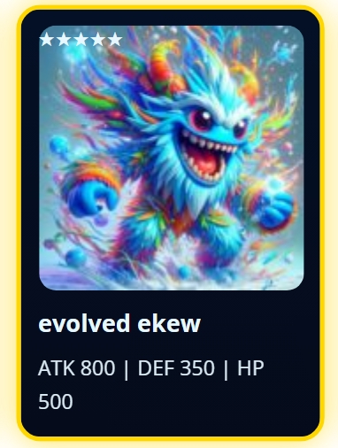Evolved Ekew