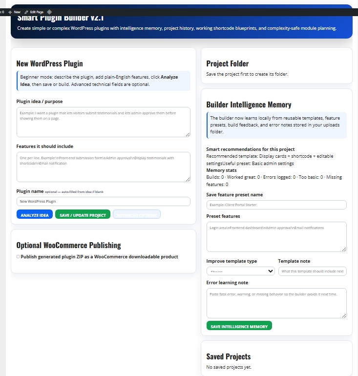 WP Plugin Builder