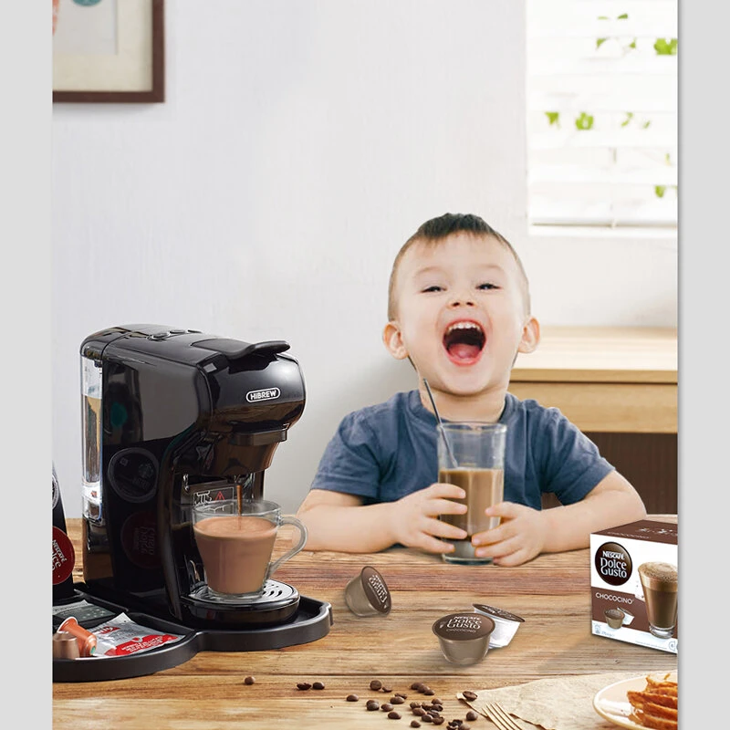HiBREW H1A 3 IN 1 Expresso Coffee Machine Compatible with NS Capsules DG - Image 4