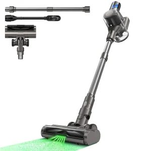 TD1Mate Cordless Vacuum Cleaner, Lightweight Stick Vacuum 33Kpa Powerful Suction Rechargeable Handheld for