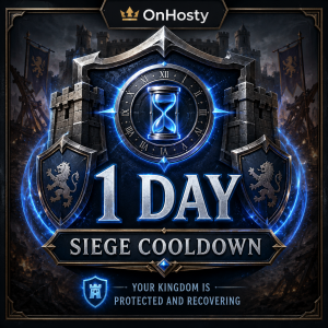 OnHosty Upgrade: Add 1 Day Siege Cooldown