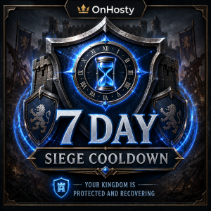 OnHosty Upgrade: Add 7 Day Siege Cooldown