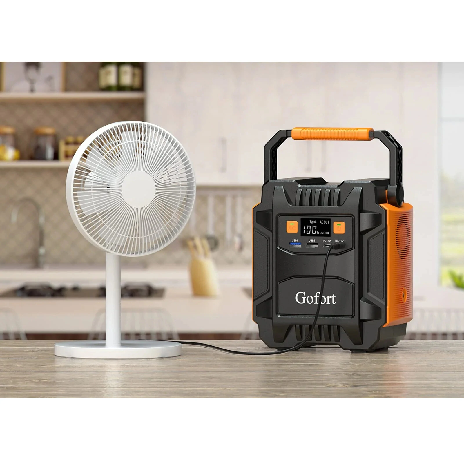 Gofort A201 Portable Power Station 200W(Peak 400W) Power Supply 172.8Wh Lithium-ion Battery Pack - Image 5