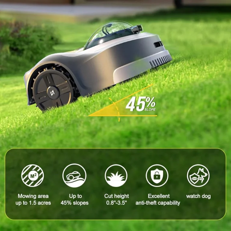 N2000 Robot Lawn Mower RTK GPS Vision Mapping AI Boundary No Wire Multi