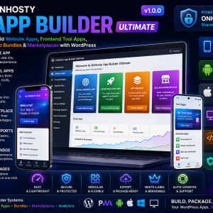 OnHosty App Builder Ultimate (Licensed for 10 Websites)