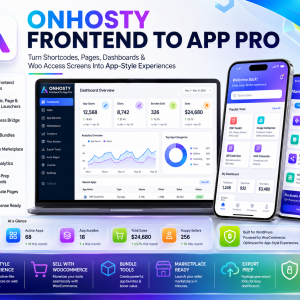 OnHosty Frontend to App Pro (1 License)