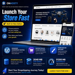 OnHosty Drop-Ship Seller Business Website Hosting