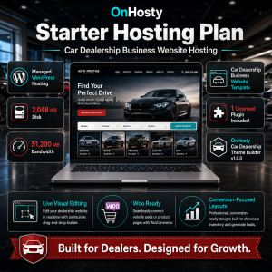 Car Dealership Business Website Hosting