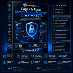 OnHosty Guard Ultimate Service — Ultimate Pages / Posts / Content Protection