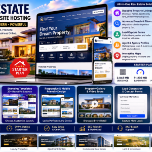 Real Estate Business Website Hosting